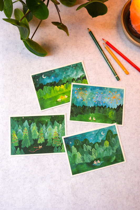 Feestdagen kaartenset