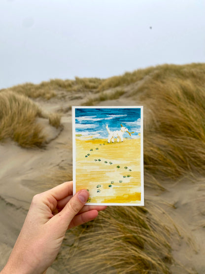Adventure at the beach - postcard set