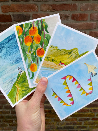 Tropical Party - postcard set